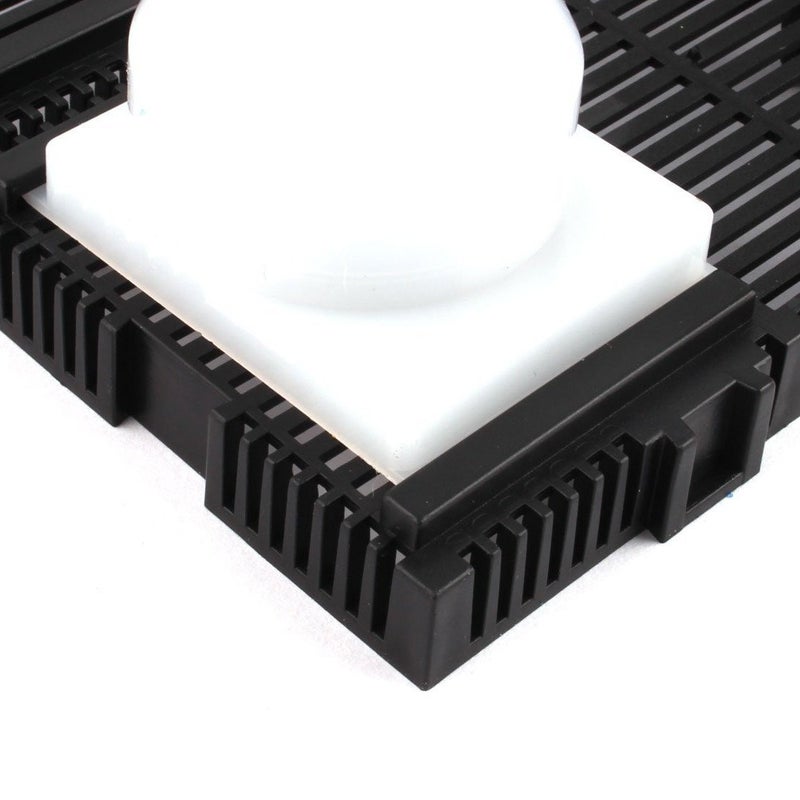 XMHF Aquarium Fish Tank Undergravel Plastic Filter Board Air Tube 28pcs Black - Image 5